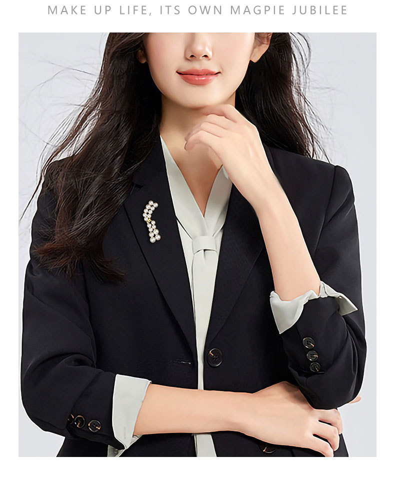 时尚简约几何形胸针小众轻奢风个性胸花ins潮新品爆