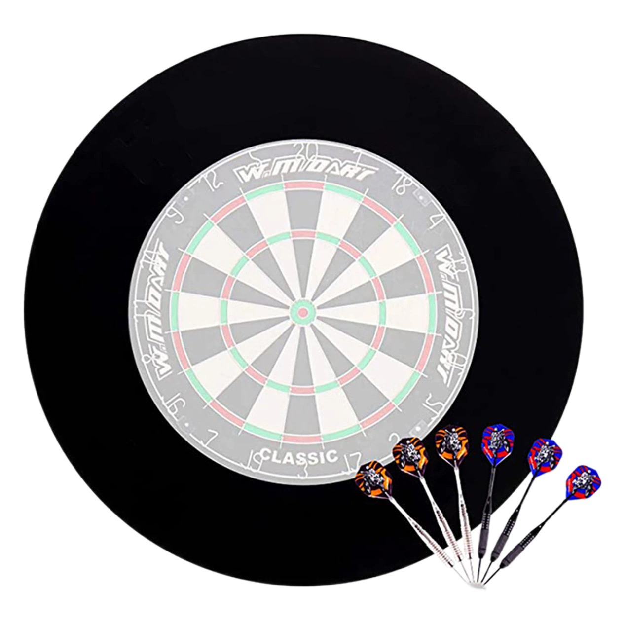 Нейтральная защита без логотипа Съемная защитная оболочка EVA Реверсивная доска для дартса объемная защита с 6 дротиками