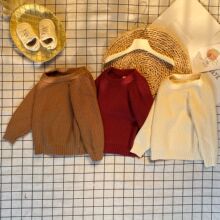 2024新款外贸男童毛衣 学院风复古粗针织衫儿童毛衣 跨境童装批发