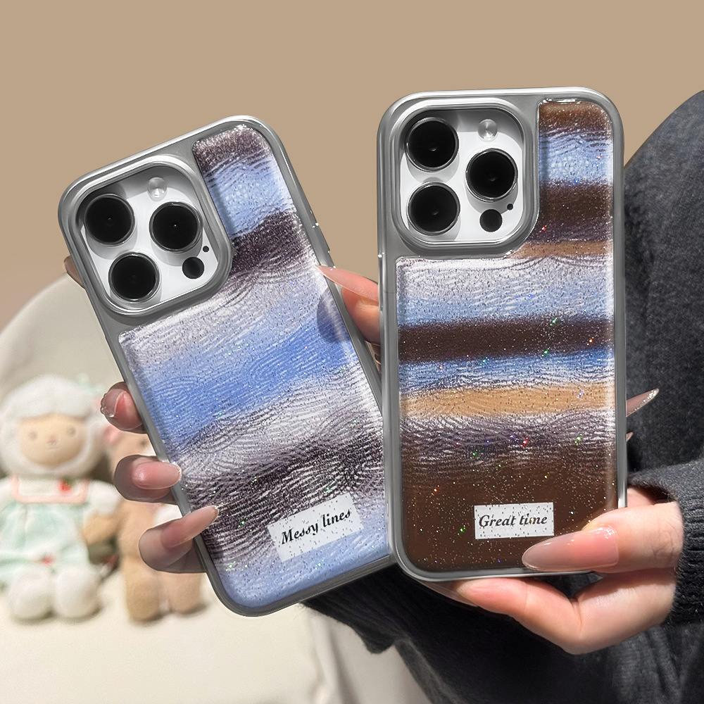 适用iPhone17Promax手机壳跨境苹果16水凝防摔14保护套高级感15