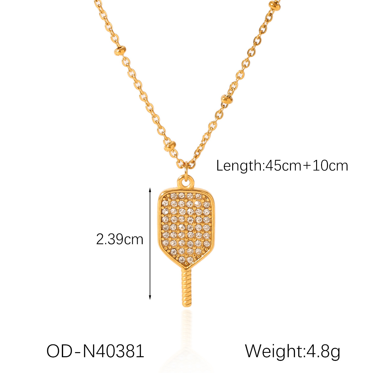 Star, Moon, Water Droplets Pattern Wholesale Jewelry Retro Classic Style Star Moon Water Droplets Titanium Steel 18K Gold Plated Cable Chain Pendant Necklace