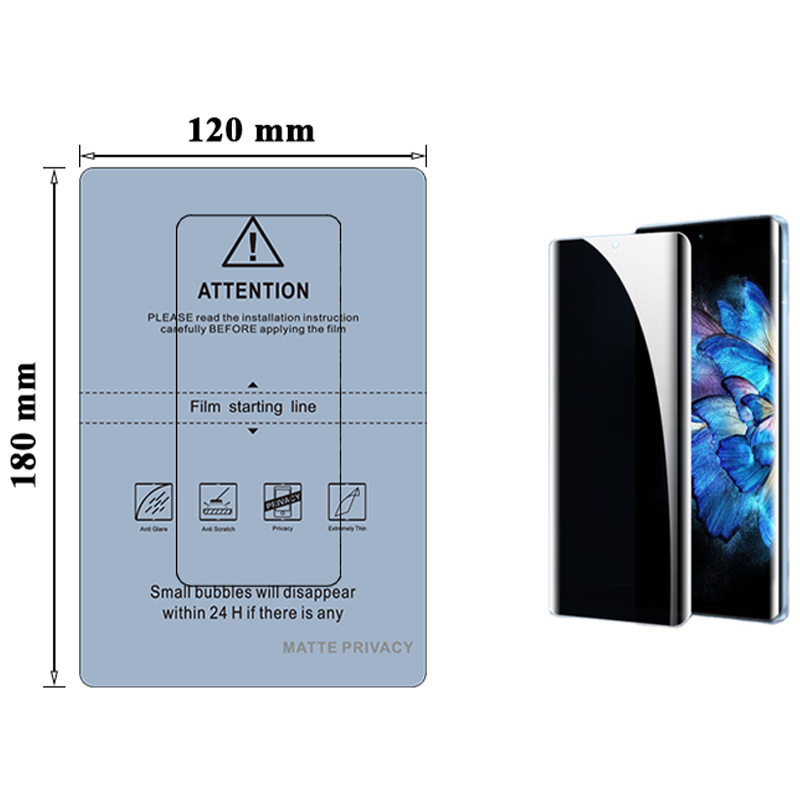 Máquina de corte Película de gel universal de 8 pulgadas y 11 pulgadas Consumibles de TPU Protección ocular mate HD Película cuadrada antivisera Película de curado UV
