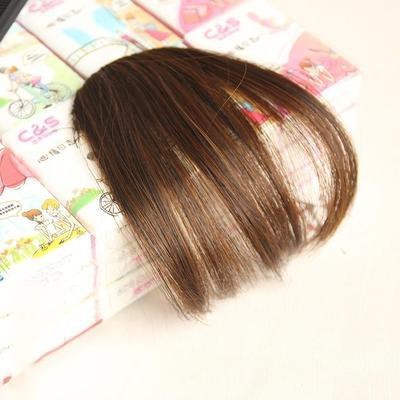 Air bangs wig for women, summer thinning wigs, natural forehead invisible traceless straight bangs, versatile wig pieces