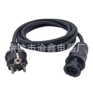 批发欧规电源线插头转BC01连接器 逆变器连接线 太阳能光伏连接线