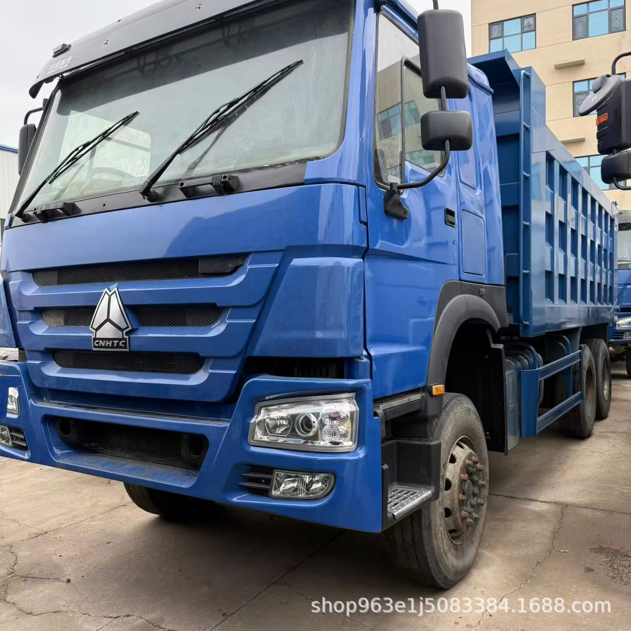 出口F3000陕汽德龙380/430马力460马力 二手 前四后八渣土运输车