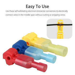 Factory direct multi-specification T-type non-breaking wire connector quick wiring clip T-type terminal non-breaking wire connection