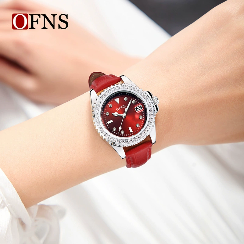 (Cross-border trading), diamond quartz women's watch, waterproof swiss watch, light luxury style, high-quality style