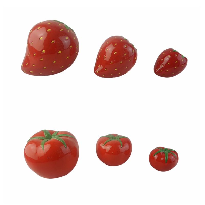 De lujo ligero, galvanoplastia europea, cerámica, fruta, pera, decoración pequeña creativa, sala de estar, mesa de comedor, mesa de centro, decoración de frutas