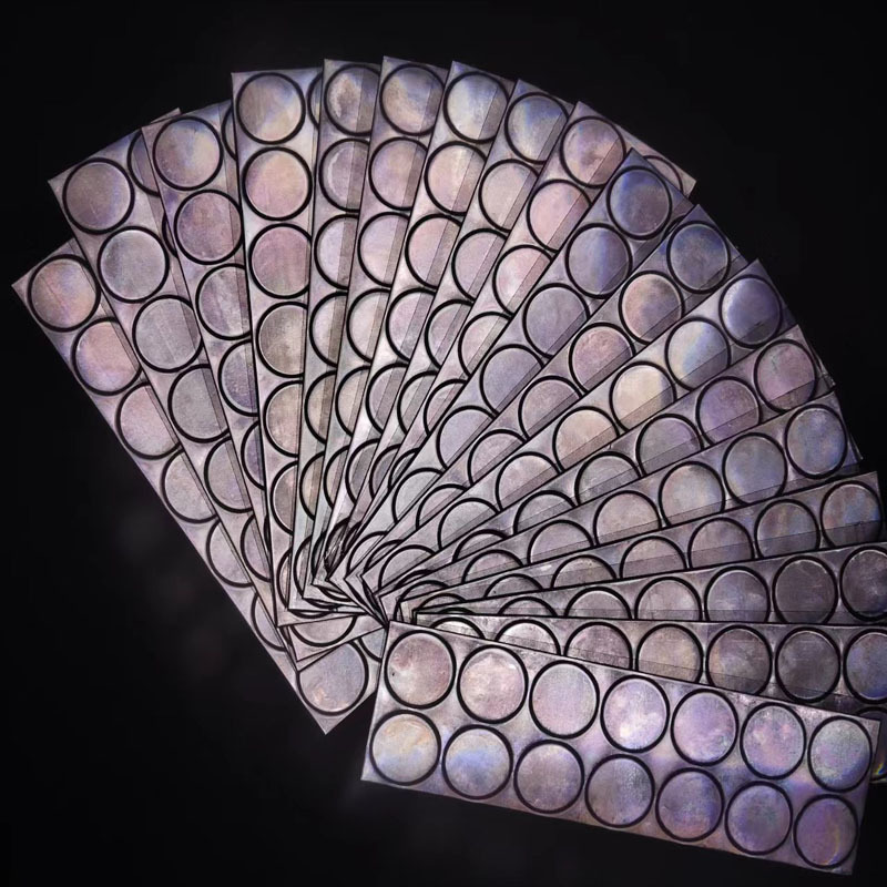 新款钻石级高亮警示圆贴自行车书包反光贴 PVC汽车安全防撞警示标