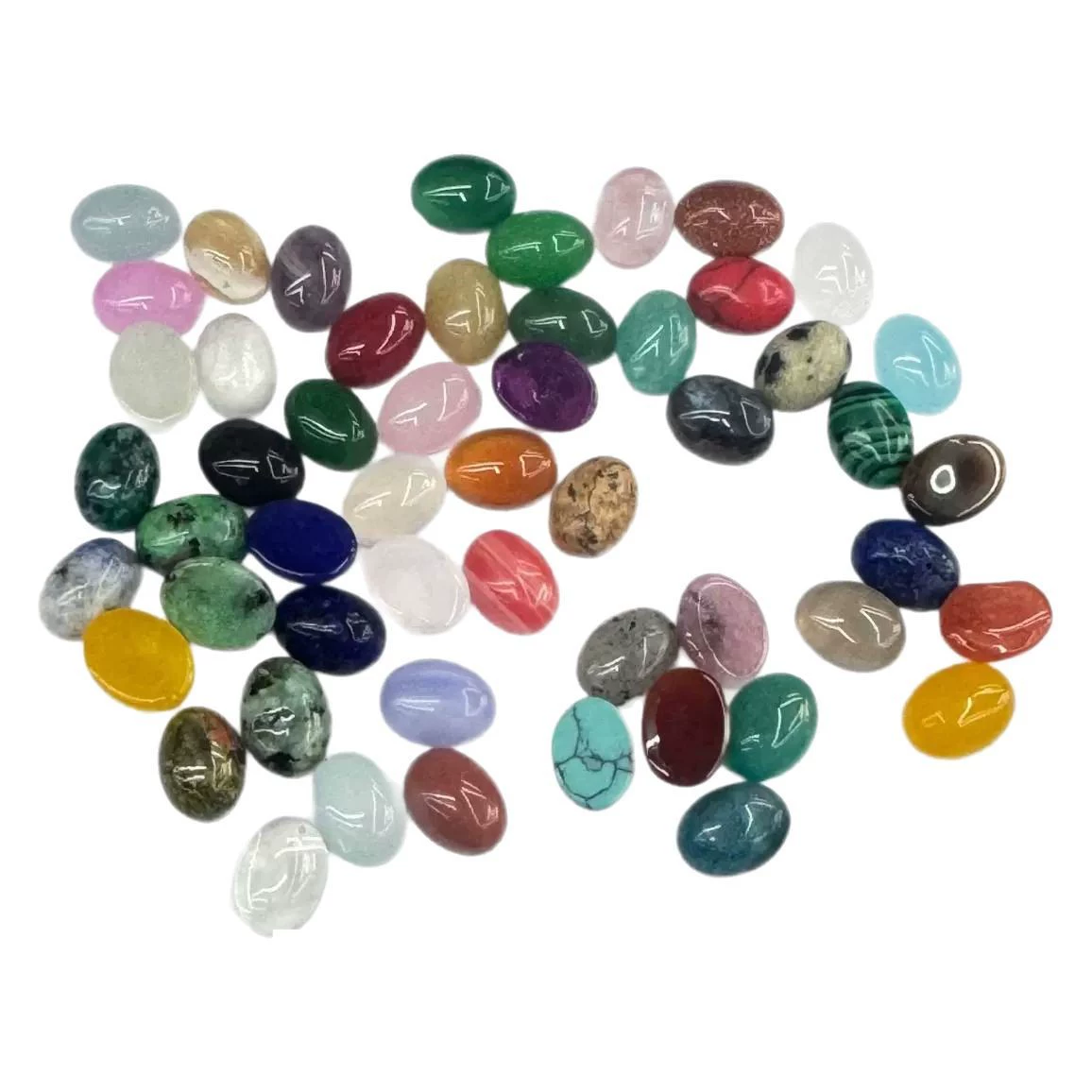 Organic gemstone for ring, accessories, 6x, x8, DIY