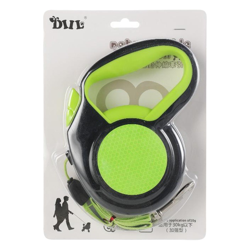 Correa para mascotas correa de perro retráctil correa de perro de nylon reflectante correa de perro retráctil automática