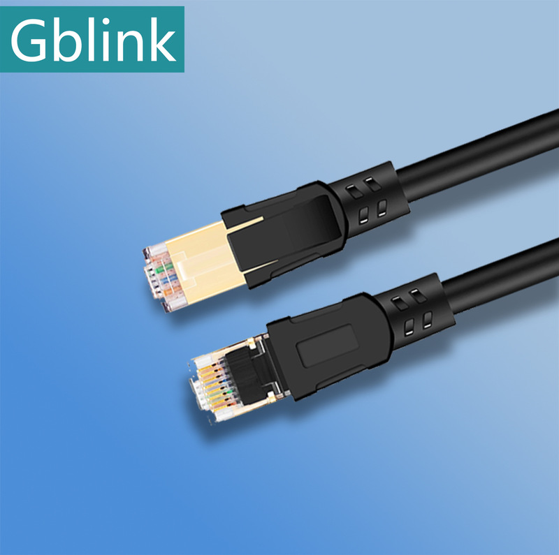 New E-Commerce Model Category 8 Pure Copper Shielded Network Cable Gaming E-Sports Cat8 10g High-Speed Finished Network Cable New E-Commerce Model Category 8 Pure Copper Shielded Network Cable Gaming E-Sports Cat8 10g High-Speed Finished Network Cable