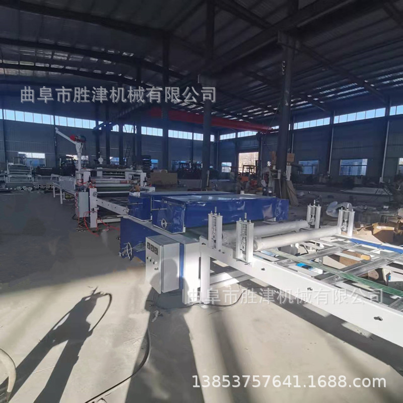 排烟道风管复合镀锌铁皮覆膜机 镁质风管彩钢板复合贴面平贴机