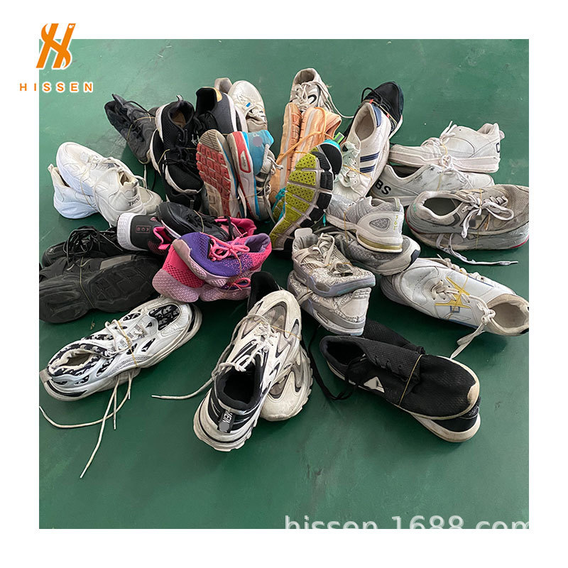 工厂批发used shoes旧鞋子春款二手透气运动鞋旧板鞋热销非洲泰国