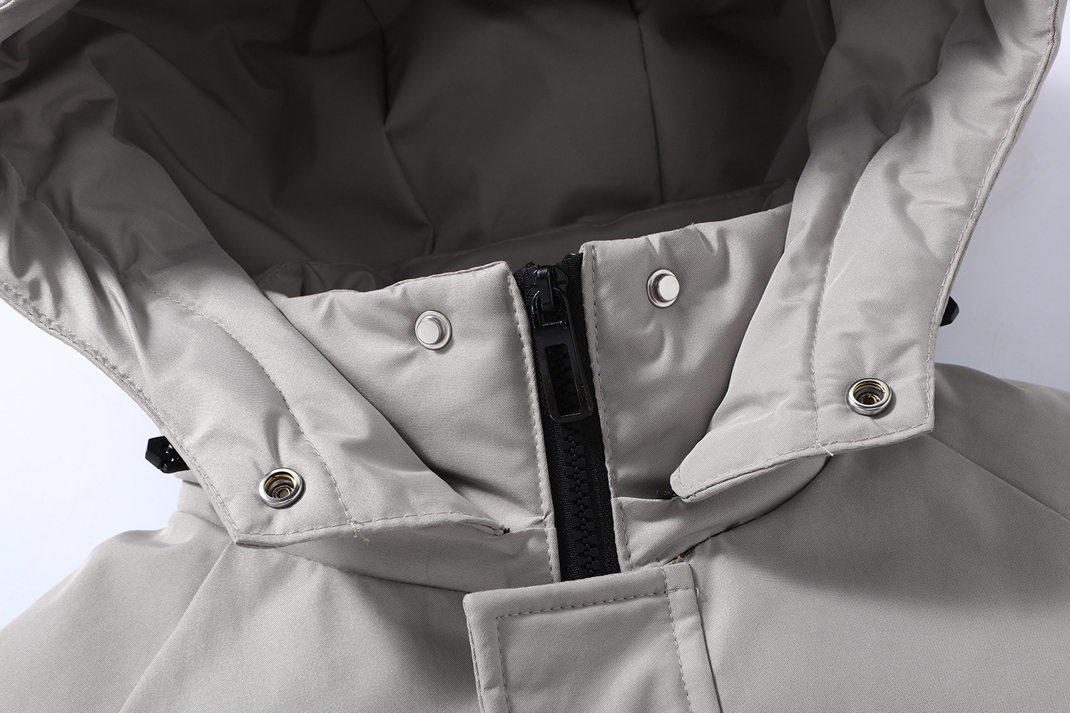 Men's thick loose trendy hooded mid to long style, 2023 autumn and winter new jacket, cotton jacket_voghion.com