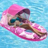 D-type sunshade pink lounge chair