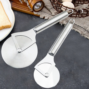 Cross-Border Stainless Steel Pizza Cutter, Manual Pizza Roller Cutter, Pancake Knife, Kitchen Baking Tools