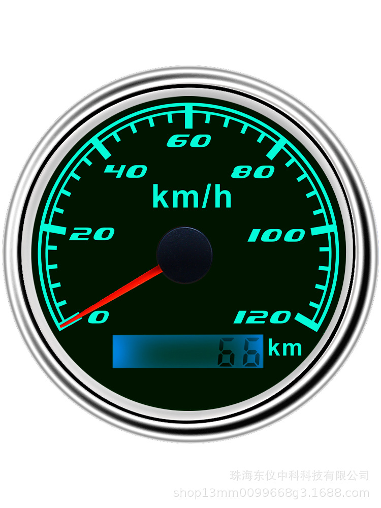 85mm speedometer motorcycle equipped with waterproof GPS speedometer engineering truck truck GPS positioning speedometer