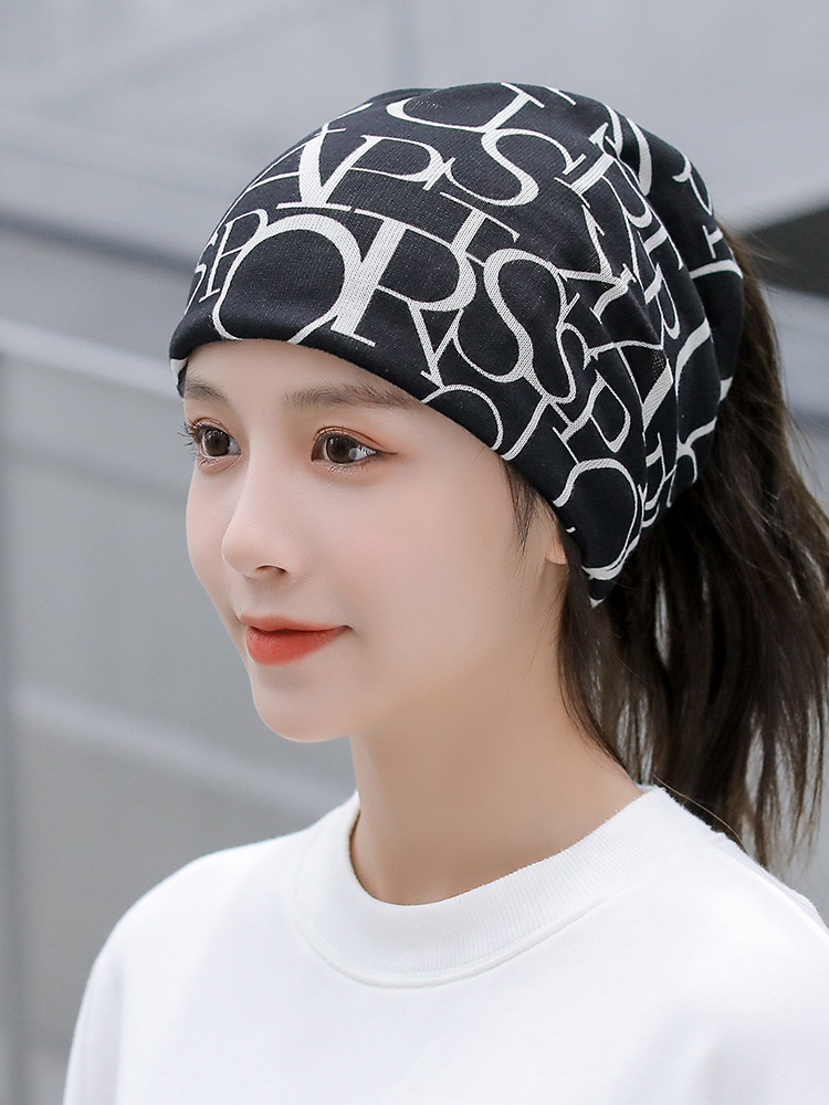 Sombrero de montaje de moda coreana para hombres y mujeres otoño invierno grueso gorro de luna máscara de ciclismo a prueba de viento image 6
