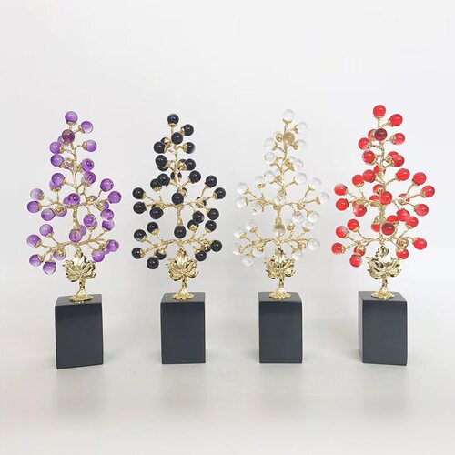 Light luxury high-end grape money tree creative ornaments home decorations living room model room office housewarming gifts