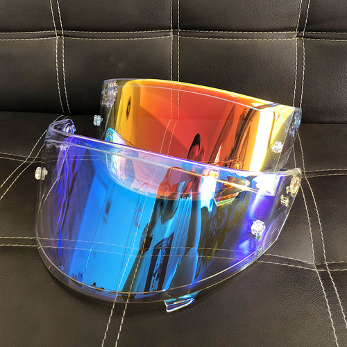 Applicable for KYT NFR NX TTC helmets, super dad black venom electroplated aurora lens