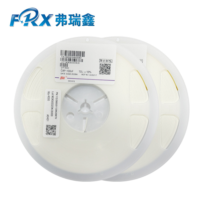 Surface Mount Capacitor 100nF 0805 X7R 50V 104P Samsung Fenghua Surface Mount Ceramic Capacitor 0805 Series