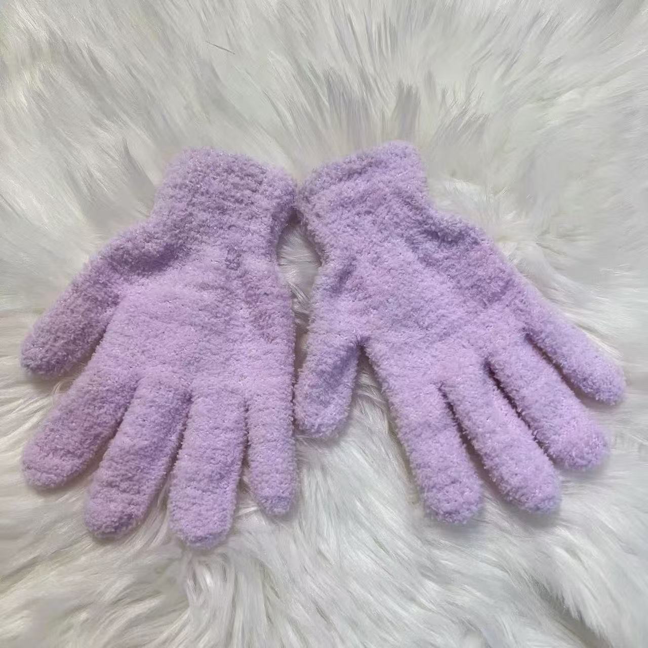 코랄벨벳장갑 [노르딕퍼플]