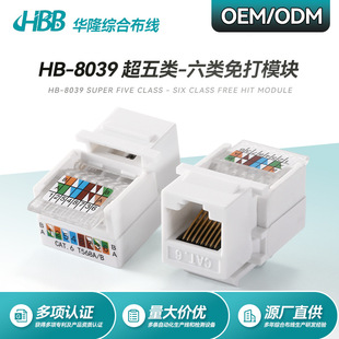 1 Source Manufacturer Cat6Cat5E Free Network Module Information Module Panel Network Cable Tool-Free Computer Plug-In