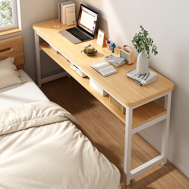 床边电脑桌墙边小窄桌床尾桌沙发后置物架夹缝长条桌子简易出租屋