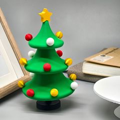 2025アマゾンの新しいダンスのクリスマスツリーの置物は小さいおもちゃのクリスマスの贈り物を解凍します。