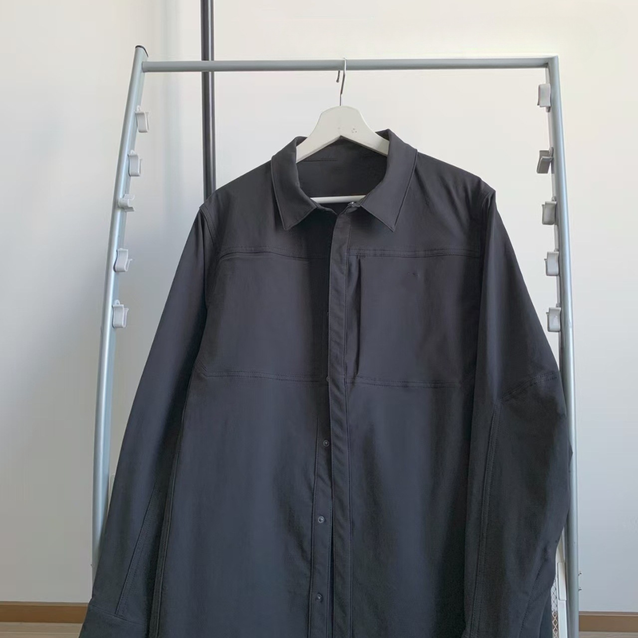 Cross-Border 507281 Men's Shirt Spring and Summer Men's Loose Outdoor Fashion Versatile Stand-Up Collar Soft Shell Jacket Mingyi