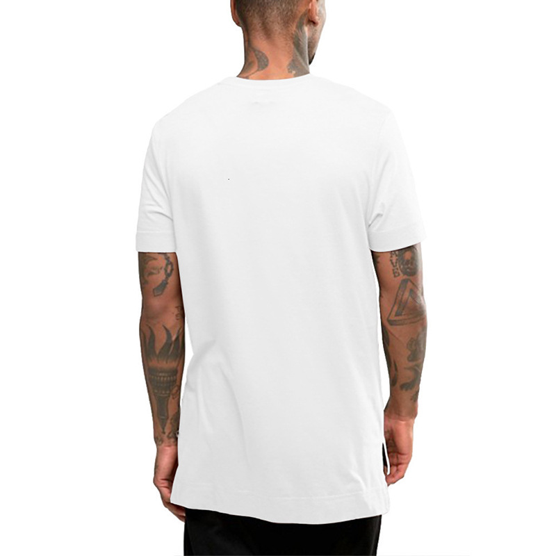 Solid color base short sleeve T-shirt hip-hop style with a round…