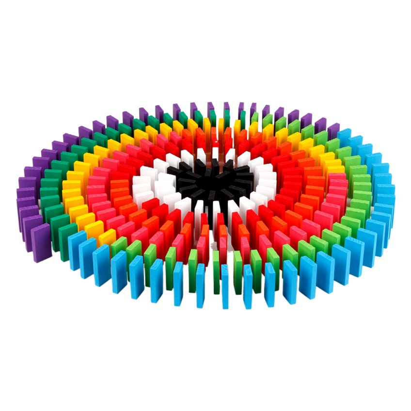 Домино 1000 шт. Детские образовательные взрослые соревнования специальные строительные блоки для интеллекта орган стандартные игрушки для перемещения мозга