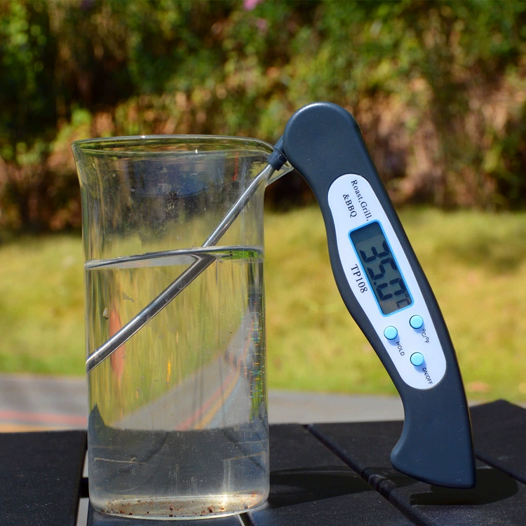 Новый стиль из нержавеющей стали стеганый термометр для кухни еда молоко барбекю BBQ складной игольчатый производитель TP108