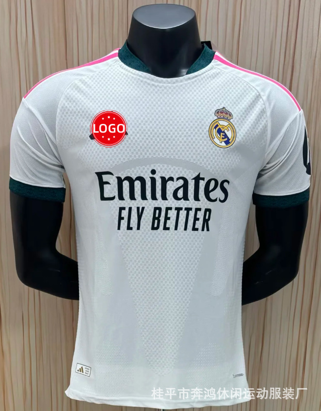 2627 camisetas de fútbol versión jugador, nuevas camisetas de fútbol de clubes como Barcelona, Real Madrid, Bayern, Arsenal, París.