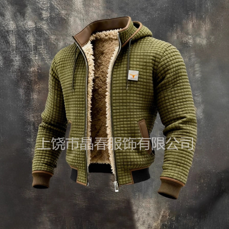 Europa y los Estados Unidos de la nueva explosión de ropa de hombre invierno chaqueta de invierno con chaqueta con capuchón gruesa