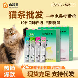 全价主食猫条批发鱼油美毛猫条鸡肉三文鱼呵护肠胃猫零食15g猫饭