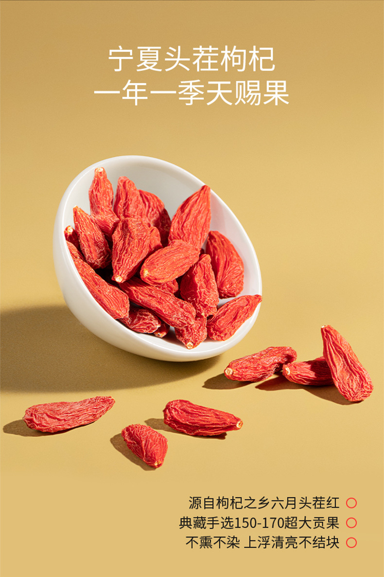 Dongfang Song Five-Herb Gift Box Xiaoman 290g Black Goji American Ginseng Goji Reishi Astragalus Wellness Gift Set quality and texture