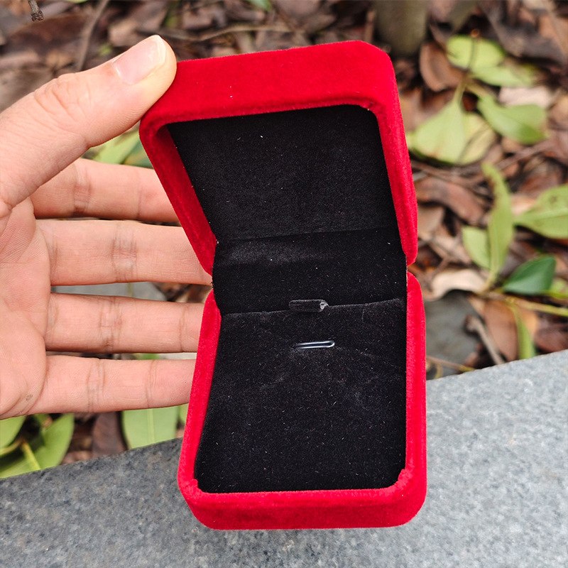 Caja de joyería de lana de textura de cabello redondeada caja de collares al por mayor caja de pendientes colgante brazalete caja de anillo caja de joyería caja de embalaje