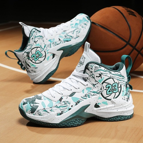 Dropshipping spring and autumn basketball shoes for teenagers and students, shock-absorbing professional men's game shoes