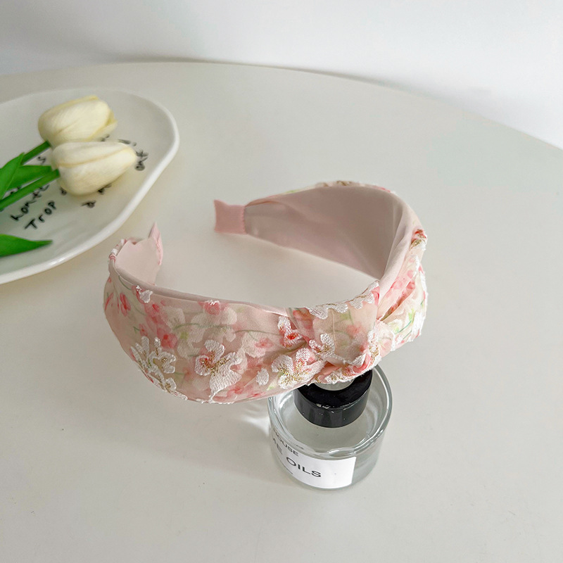180g Weight Hair Band Hair Accessories Type 1 Piece Quantity Casual, Holiday, Daily Occasion Knot, Flower Pattern All Seasons Season Women's Gender Criss Cross Design Elegant, Korean Style Style Elegant Korean Style Women's Knot Flower Criss Cross Hair Band 13