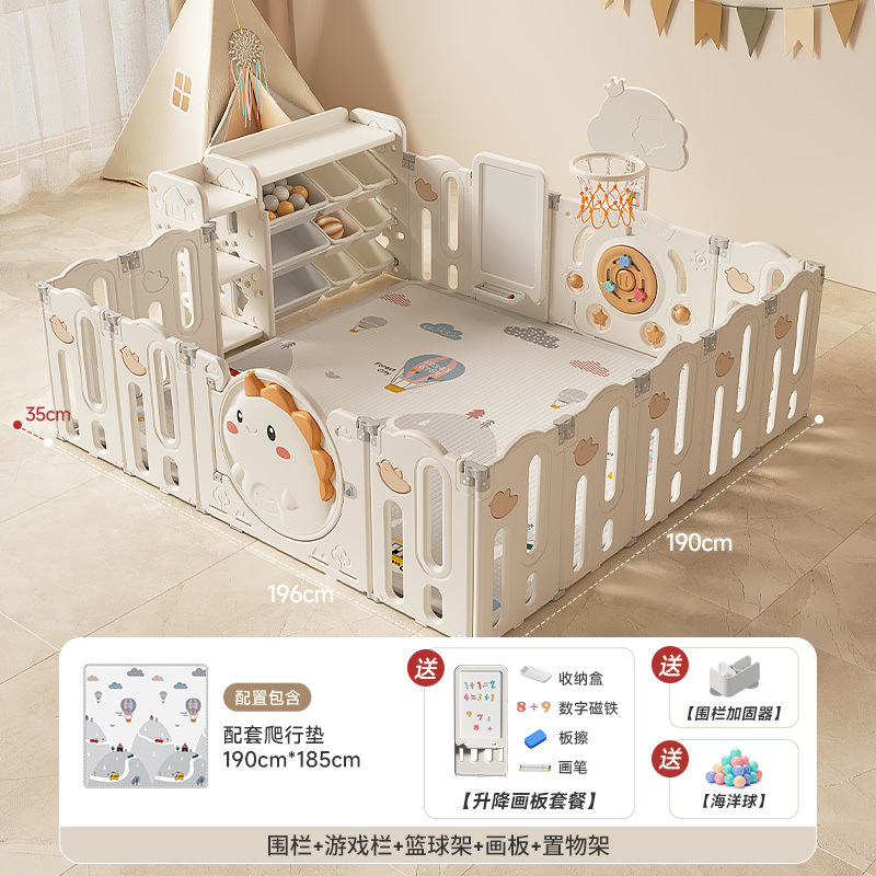 Baby juego valla valla protector de bebés esterilla de rastreo interior niños hogar sala de estar seguridad juguetes para niños pequeños
