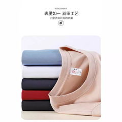 Customize 240g 40-packs Xinjiang Long-staple Cotton T-shirt Advertising Cultural Shirts Workwear Livestream Crew Neck White T-shirts Wholesale