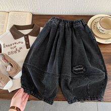 儿童牛仔裤2025年秋季新品中小童宽松春秋款百搭休闲男童牛仔长裤