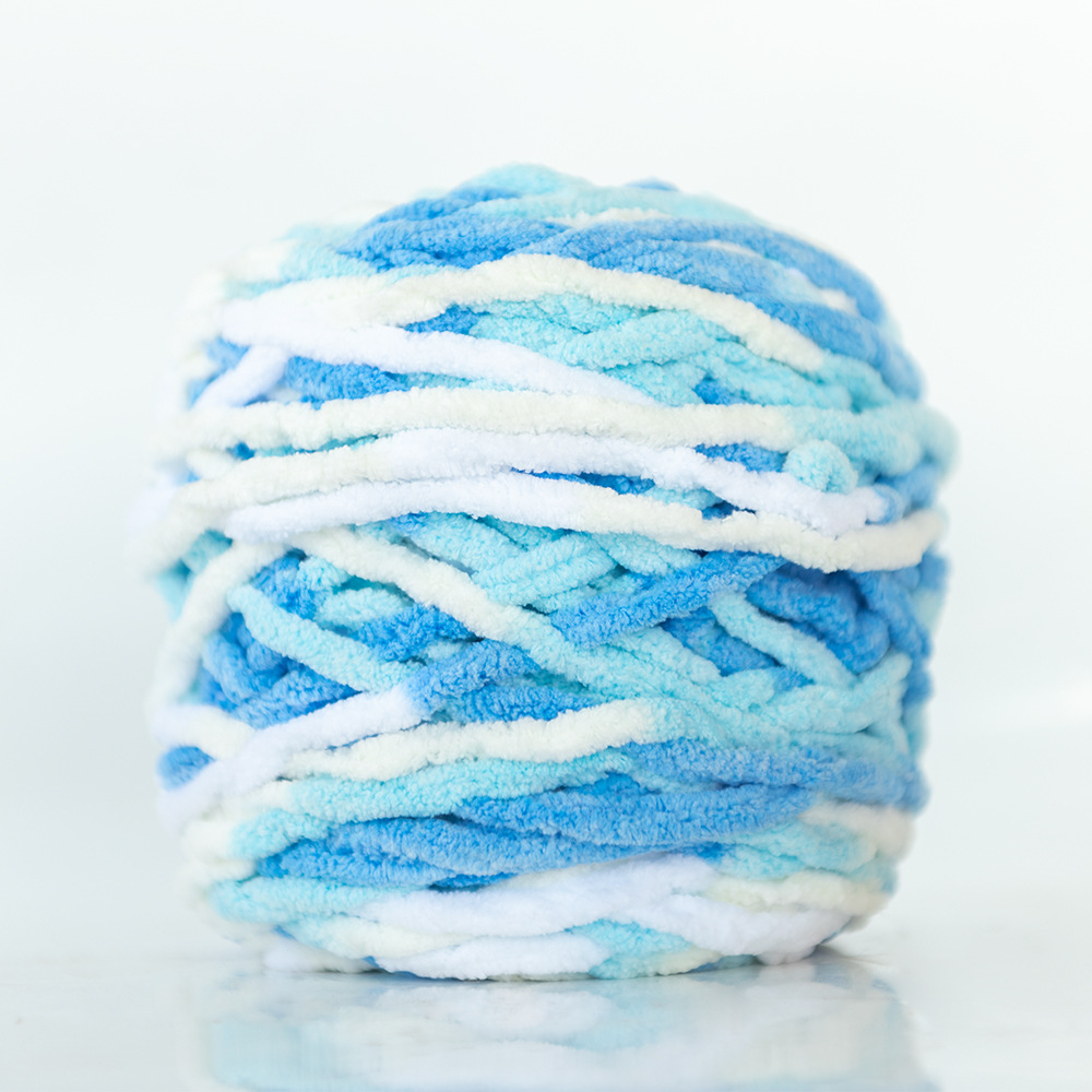 Hilo de la tira de hielo hilo de una sola hebra de lana gruesa bola de aguja hilo tejido a mano bolsa bufanda material de DIY Paquete de fábrica al por mayor