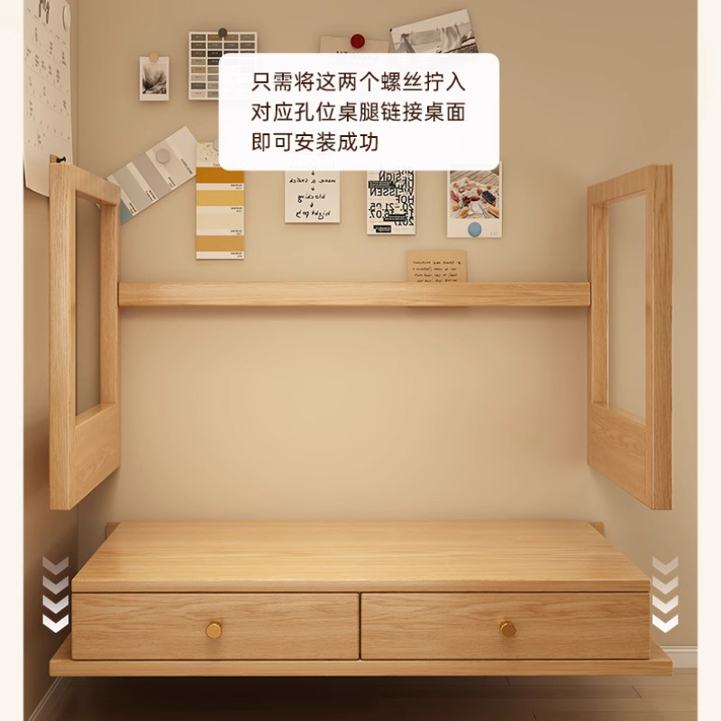 Escritorio de madera maciza mesa de estudio dormitorio mesa de cabecera simple escritorio de escritorio de estudiantes de alquiler de escritorio de escritorio de computadora de oficina para adultos