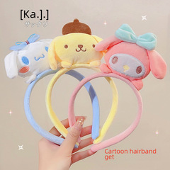 Korean Cute Cartoon Hairband 3D Doll Press Hair Headband Makeup Face Hairpin Internet Famous Hair Accessory Super Cute Headpiece 