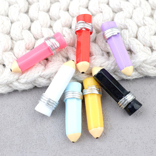 Pencil DIY resin accessories miniature miniature landscape ornaments keychain pendant DIY cream glue mobile phone case material