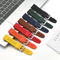 Заводская прямая продажа адаптация Apple Huawei Smart Watch Фторкаучуковый ремешок водонепроницаемый, устойчивый к поту, ультрафиолетовому и старению