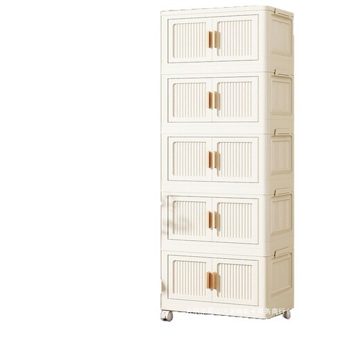 Wholesale, installment-free, folding storage cabinets, living room snacks lockers, kitchen crevices, shelving, household plastic storage